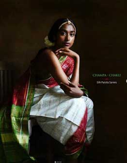 Champa - Chakli . चंपा . चकली | Silk & Cotton Patola Sarees