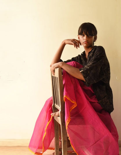 Handloom cotton skirt