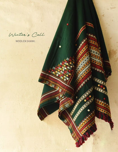 Kutch handloom shawl