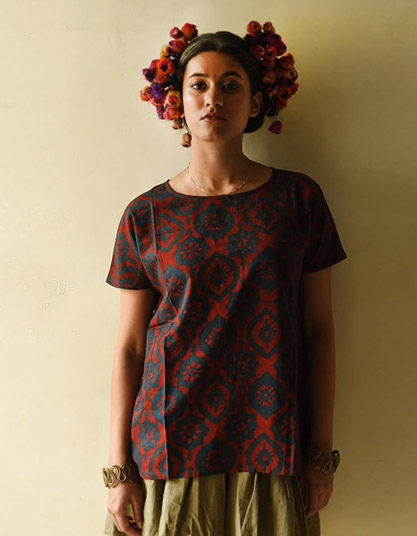 Cotton Natural dye top