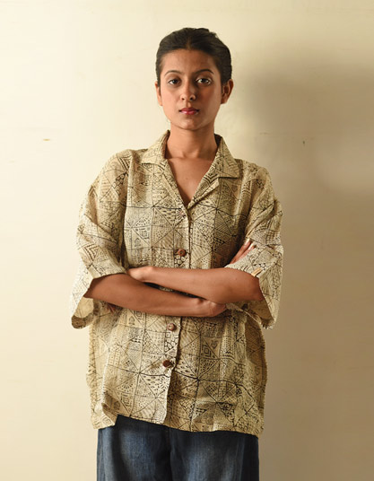 Linen Natural dye shirts