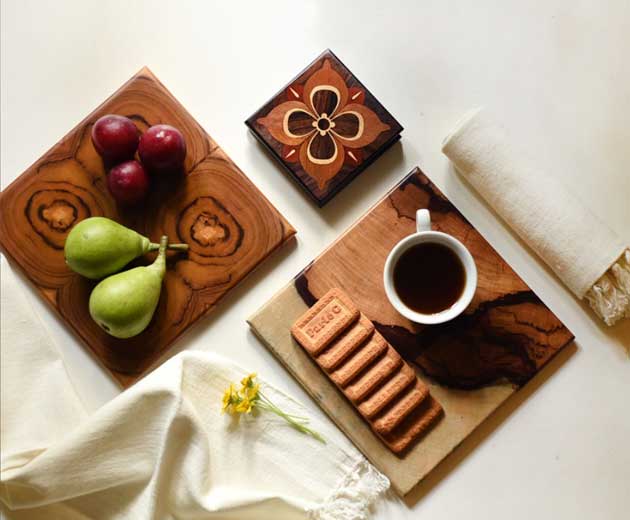 Handmade Wooden Tabletop items