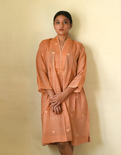 Handloom Jamdani Dress