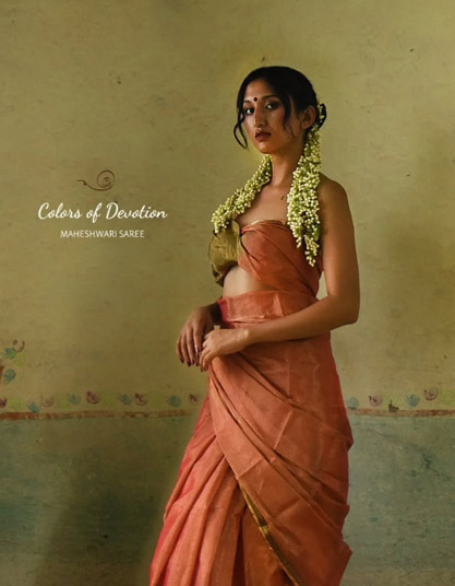 Pure Maheshwari Saree