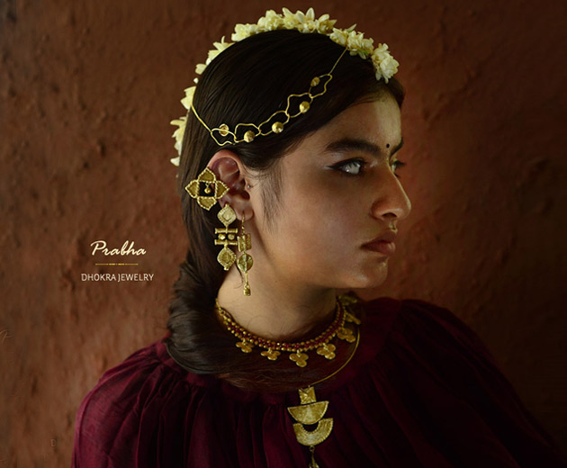 Brass Dhokra jewelry