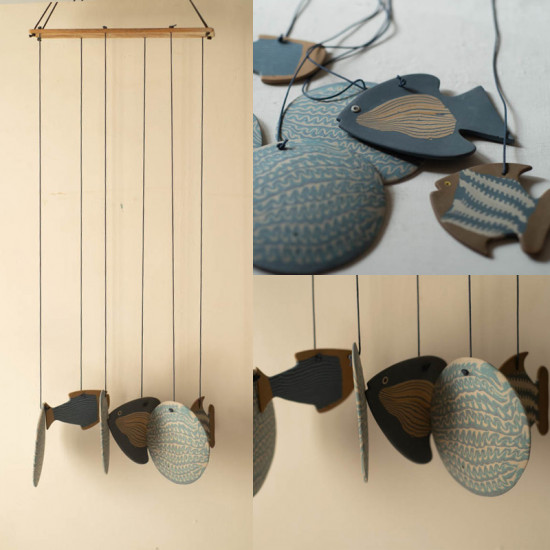 Handmade Ceramic Chimes - Hangings