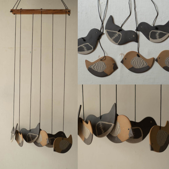 Shop Handmade Ceramic Chimes - Hangings