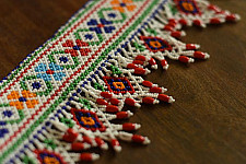 Shubh-Laabh . शुभ लाभ ⁂ Handcrafted - Bead Door Toran
