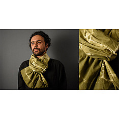 64 Square ♢ Clamp Dyed Cotton Stole ♢ 2