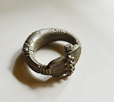 Kanupriya | Tribal / Vintage Jewelry - Solid Heavy Kada (2.2 inch)