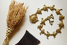 Kanupriya . Tribal Jewelry | Hair Pin - Choti Ornament / Hair Braid Accessory / Jada Billai