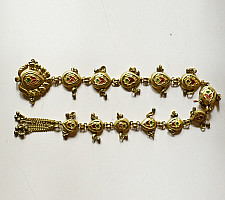 Kanupriya . Tribal Jewelry | Hair Pin - Choti Ornament / Hair Braid Accessory / Jada Billai