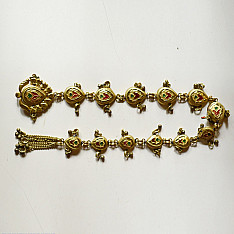 Kanupriya . Tribal Jewelry | Hair Pin - Choti Ornament / Hair Braid Accessory / Jada Billai