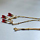 online Handmade designer glass Necklace - Red