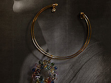 Kusumaprabha . कुसुमांप्रभा | Designer Glass Necklace - 5