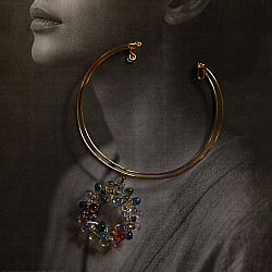 Kusumaprabha . कुसुमांप्रभा | Designer Glass Necklace - 5