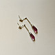 online Handmade designer glass Pink earring