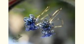 Flora ⚹ Glass Jewellery ⚹ Azure Bluet (Blue) ( Earring ) ~ 18A