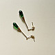 online Handmade designer glass Green earring
