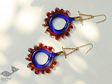 कुसुमांप्रभा ✤ Glass Jewelry ✤ Earring ✤ 3