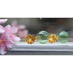 कुसुमांप्रभा ✤ Glass Jewelry ✤ Earring ✤ 25