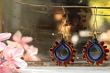 कुसुमांप्रभा ✤ Glass Jewelry ✤ Earring ✤ 3