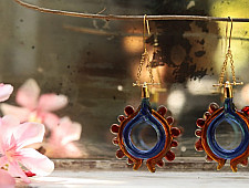 कुसुमांप्रभा ✤ Glass Jewelry ✤ Earring ✤ 3