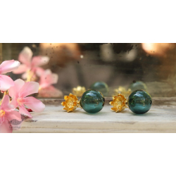 कुसुमांप्रभा ✤ Glass Jewelry ✤ Earring ✤ 4