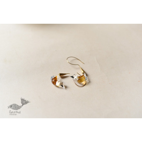 online Handmade designer glass earring - Sparrow 