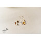 online Handmade designer glass earring - Sparrow 