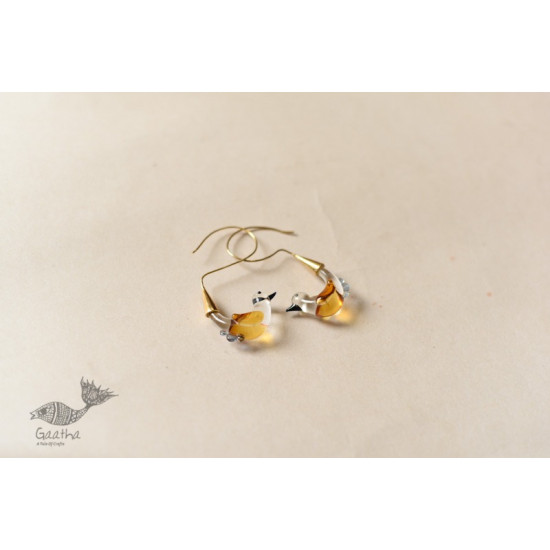 online Handmade designer glass earring - Sparrow 