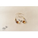 online Handmade designer glass earring - Sparrow 