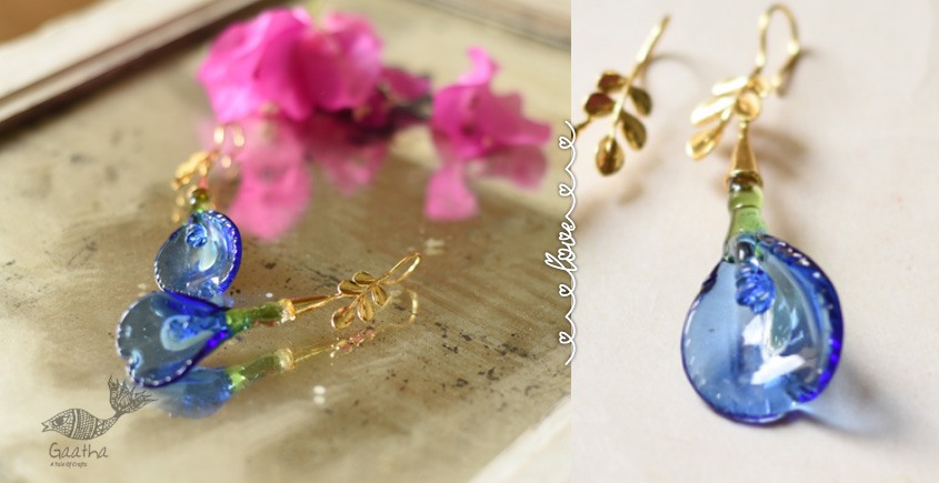 online Handmade designer glass earring