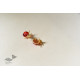 online designer Handmade glass earring ladybug