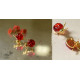 online designer Handmade glass earring ladybug