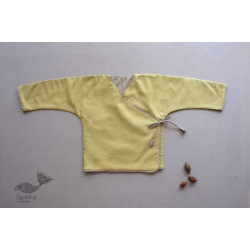 Infant Organic Cotton Garment ★ Yellow Mellow Reversible Wrap ★ 16