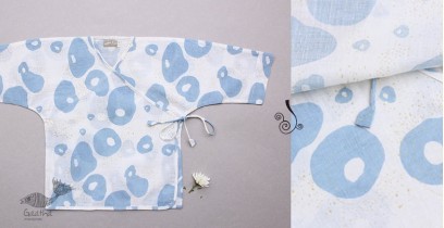 Infant Organic Cotton Garment ★ Flutter Blobs Summer Wrap ★ 14