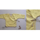 Infant Organic Cotton Garment ★ Yellow Mellow Reversible Wrap ★ 16