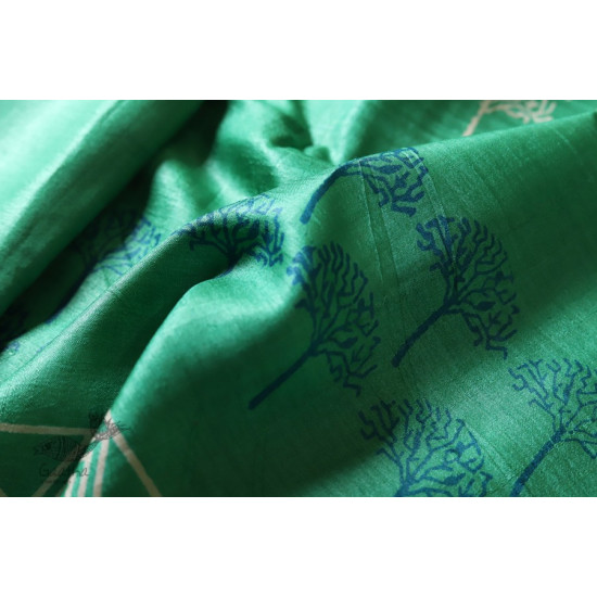 मेघा ❈  Tussar Silk / Block Printed Saree ❈ 25