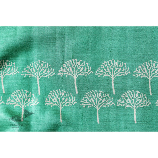 मेघा ❈  Tussar Silk / Block Printed Saree ❈ 25