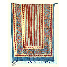 Nirupama ☙ Chanderi Ajrakh Dupatta ☙ 5