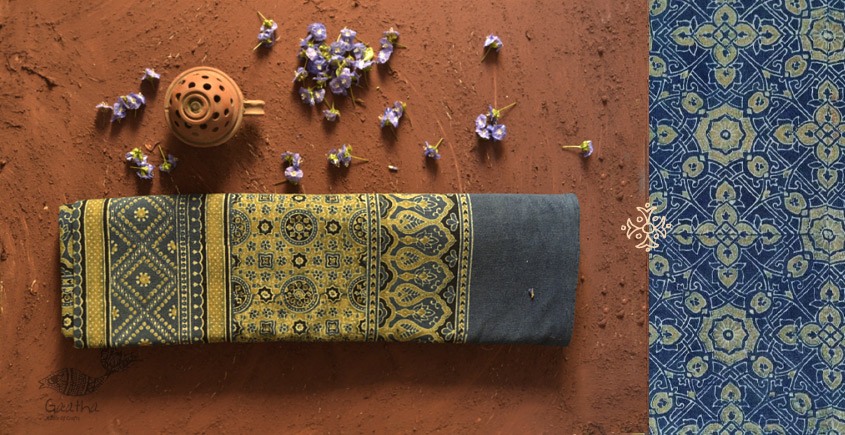 home printed bolsa tag indigo