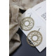 shop online handmade Golden Round Crochet Earring