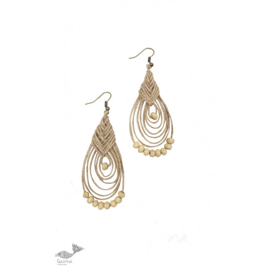 shop online handmade Jute Earring