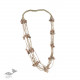 shop online handmade Layered Jute And Sea Shell Necklace