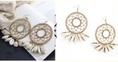 shop online handmade  Crochet Shell Earring