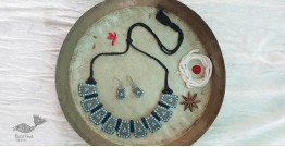 Sofeez ✽ Lac Jewelry ✽ Blue Necklace With Earrings ✽ 1