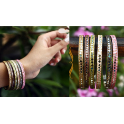 Sofeez ✽ Lac Jewelry ✽ Lac Bangles (Set of 6) ✽ 7