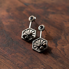 Ishana . इशाना | German Silver Earring - 1