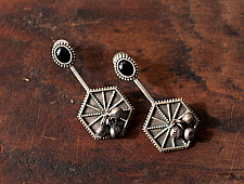 Ishana . इशाना | German Silver Earring - 1